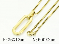 HY Wholesale Stainless Steel 316L Jewelry Hot sale Necklaces-HY49N0024ML