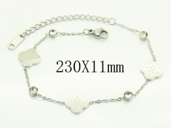 HY Wholesale Bracelets 316L Stainless Steel Jewelry Bracelets-HY19B1442OR