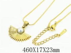 HY Wholesale Stainless Steel 316L Jewelry Hot sale Necklaces-HY48N0143GML