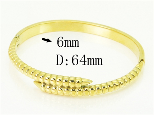 HY Wholesale Bangles Jewelry Stainless Steel 316L Fashion Bangle-HY04B0094HLE