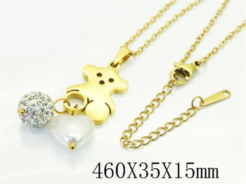 HY Wholesale Stainless Steel 316L Jewelry Hot sale Necklaces-HY80N1058FLL