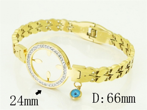 HY Wholesale Bangles Jewelry Stainless Steel 316L Fashion Bangle-HY94B0263HIS