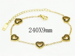 HY Wholesale Bracelets 316L Stainless Steel Jewelry Bracelets-HY30B0262HAA