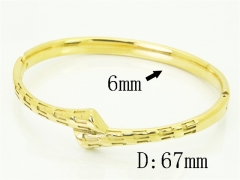 HY Wholesale Bangles Jewelry Stainless Steel 316L Fashion Bangle-HY04B0045HLS