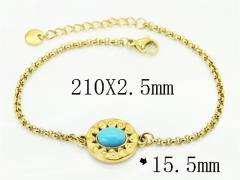 HY Wholesale Bracelets 316L Stainless Steel Jewelry Bracelets-HY25B0463OL