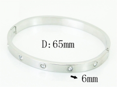 HY Wholesale Bangles Jewelry Stainless Steel 316L Fashion Bangle-HY80B2202MV