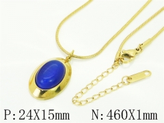 HY Wholesale Stainless Steel 316L Jewelry Hot sale Necklaces-HY80N1035ML