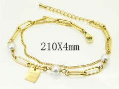 HY Wholesale Bracelets 316L Stainless Steel Jewelry Bracelets-HY04B0009HHF