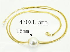 HY Wholesale Stainless Steel 316L Jewelry Hot sale Necklaces-HY32N0944HFF