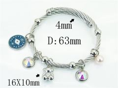 HY Wholesale Bangles Jewelry Stainless Steel 316L Fashion Bangle-HY02B0125HLS