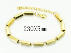 HY Wholesale Bracelets 316L Stainless Steel Jewelry Bracelets-HY61B0640COL