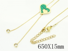 HY Wholesale Stainless Steel 316L Jewelry Hot sale Necklaces-HY62N0576LA