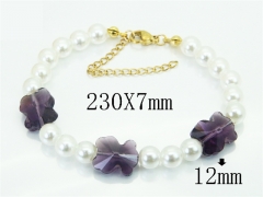 HY Wholesale Bracelets 316L Stainless Steel Jewelry Bracelets-HY02B0132XML