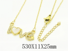 HY Wholesale Stainless Steel 316L Jewelry Hot sale Necklaces-HY30N0380ML