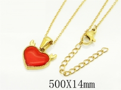 HY Wholesale Stainless Steel 316L Jewelry Hot sale Necklaces-HY30N0185EML