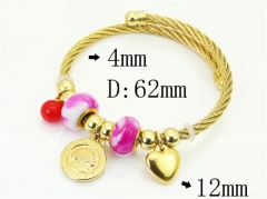 HY Wholesale Bangles Jewelry Stainless Steel 316L Fashion Bangle-HY38B0979HID