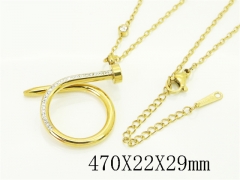 HY Wholesale Stainless Steel 316L Jewelry Hot sale Necklaces-HY80N1033MF