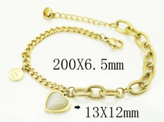 HY Wholesale Bracelets 316L Stainless Steel Jewelry Bracelets-HY04B0008HIC