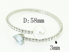 HY Wholesale Bangles Jewelry Stainless Steel 316L Fashion Bangle-HY59B0380HHW