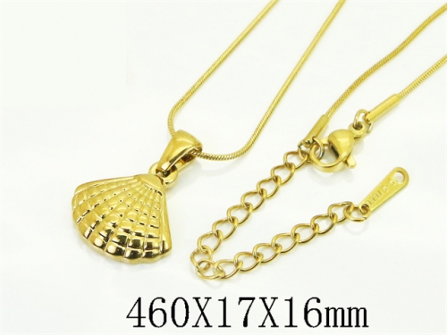 HY Wholesale Stainless Steel 316L Jewelry Hot sale Necklaces-HY48N0124MA