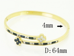 HY Wholesale Bangles Jewelry Stainless Steel 316L Fashion Bangle-HY04B0021HLW