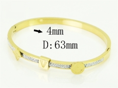 HY Wholesale Bangles Jewelry Stainless Steel 316L Fashion Bangle-HY04B0110HJS