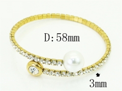 HY Wholesale Bangles Jewelry Stainless Steel 316L Fashion Bangle-HY59B0383HIX