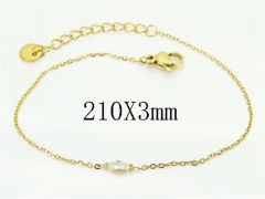 HY Wholesale Bracelets 316L Stainless Steel Jewelry Bracelets-HY25B0454SNL