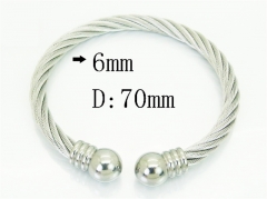 HY Wholesale Bangles Jewelry Stainless Steel 316L Fashion Bangle-HY38B1024HJR