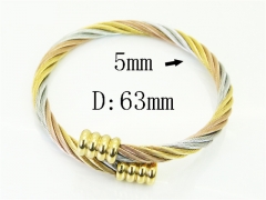 HY Wholesale Bangles Jewelry Stainless Steel 316L Fashion Bangle-HY38B0991HJS