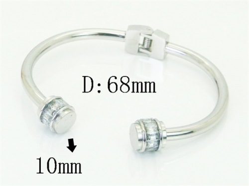 HY Wholesale Bangles Jewelry Stainless Steel 316L Fashion Bangle-HY80B2186HID