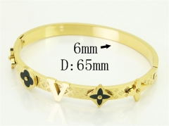 HY Wholesale Bangles Jewelry Stainless Steel 316L Fashion Bangle-HY04B0080HMX