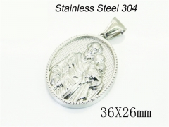 HY Wholesale Pendant Jewelry 316L Stainless Steel Jewelry Pendant-HY61P0284LT