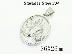 HY Wholesale Pendant Jewelry 316L Stainless Steel Jewelry Pendant-HY61P0281LS