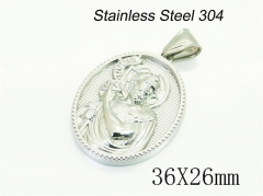 HY Wholesale Pendant Jewelry 316L Stainless Steel Jewelry Pendant-HY61P0280LD