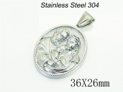 HY Wholesale Pendant Jewelry 316L Stainless Steel Jewelry Pendant-HY61P0275LB