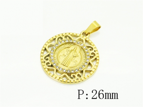 HY Wholesale Pendant Jewelry 316L Stainless Steel Jewelry Pendant-HY12P2199ME