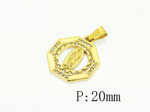 HY Wholesale Pendant Jewelry 316L Stainless Steel Jewelry Pendant-HY12P2217ME