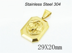 HY Wholesale Pendant Jewelry 316L Stainless Steel Jewelry Pendant-HY61P0190EML