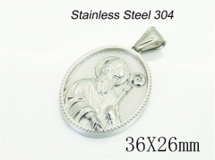 HY Wholesale Pendant Jewelry 316L Stainless Steel Jewelry Pendant-HY61P0288LE