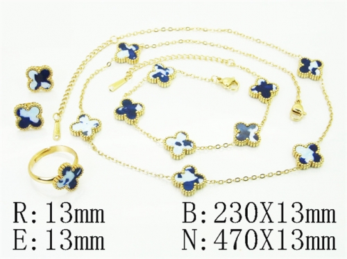 HY Wholesale Jewelry Set 316L Stainless Steel jewelry Set Fashion Jewelry-HY35S0153HLY