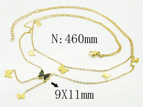 HY Wholesale Stainless Steel 316L Jewelry Popular Necklaces-HY49N0148HIA