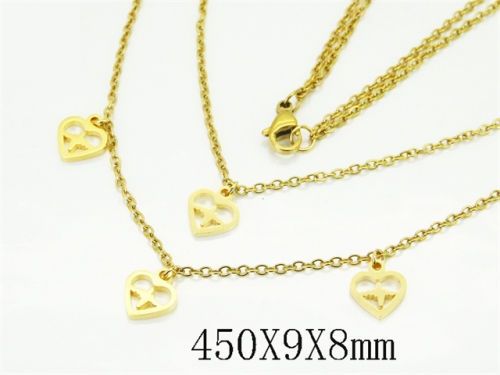 HY Wholesale Stainless Steel 316L Jewelry Popular Necklaces-HY12N0983LA