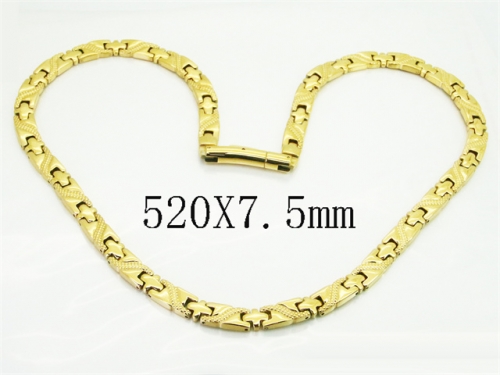 HY Wholesale Stainless Steel 316L Jewelry Popular Necklaces-HY36N0089KIF