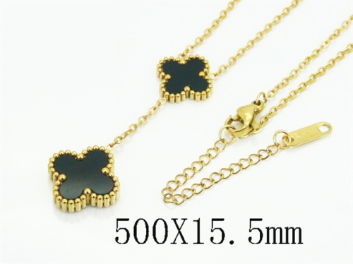 HY Wholesale Stainless Steel 316L Jewelry Popular Necklaces-HY35N0756LU