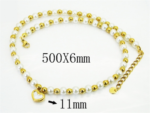 HY Wholesale Stainless Steel 316L Jewelry Popular Necklaces-HY41N0453IAA