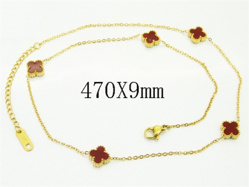 HY Wholesale Stainless Steel 316L Jewelry Popular Necklaces-HY30N0411VPL