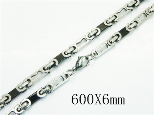 HY Wholesale Stainless Steel 316L Jewelry Popular Necklaces-HY55N0923HIF