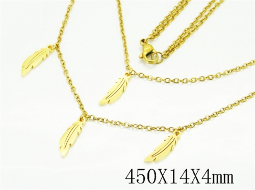 HY Wholesale Stainless Steel 316L Jewelry Popular Necklaces-HY12N0986LF