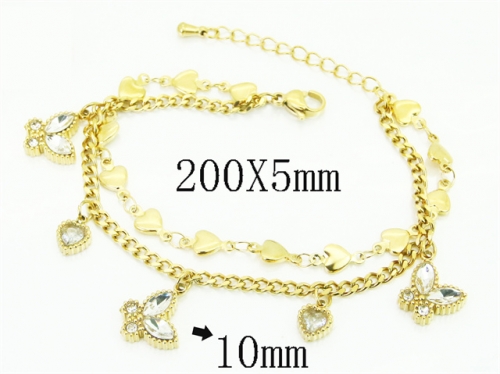 HY Wholesale Bracelets 316L Stainless Steel Jewelry Bracelets-HY32B1415HIB